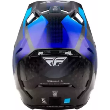 Casque FLY RACING Formula S Carbon Protocol - noir carbone bleu