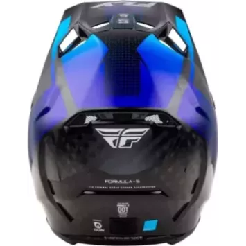 Casque FLY RACING Formula S Carbon Protocol - noir carbone/rouge