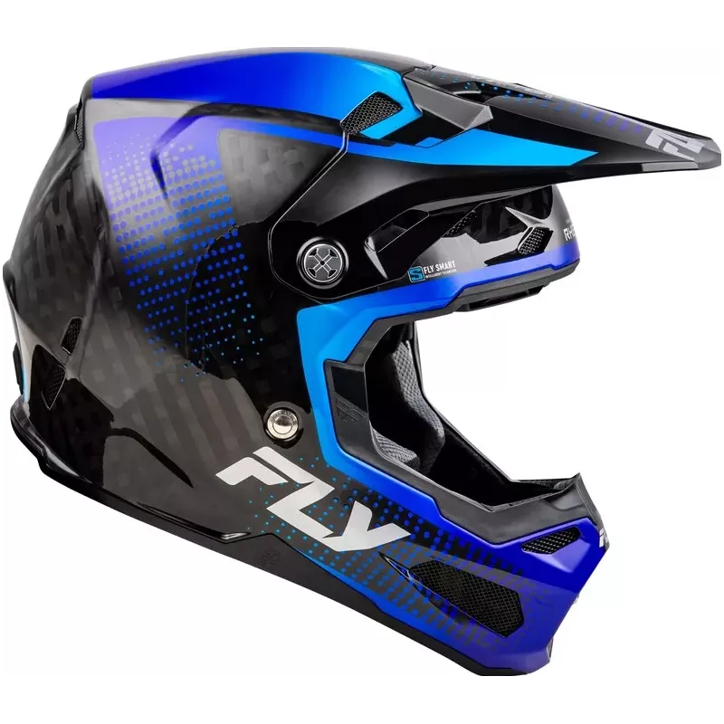 Casque FLY RACING Formula S Carbon Protocol - noir carbone/rouge