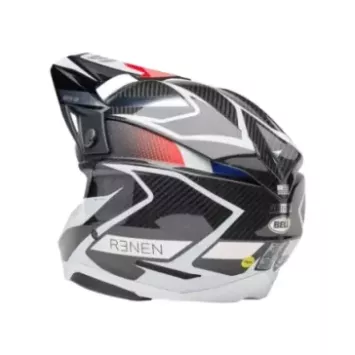 Casque BELL Moto 10 Spherical Mips Renen Raycon Matte Gloss Black/White