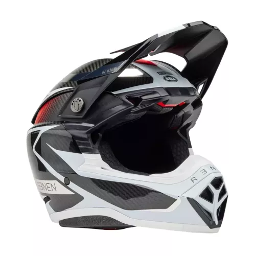 Casque BELL Moto 10 Spherical Mips Renen Raycon Matte Gloss Black/White