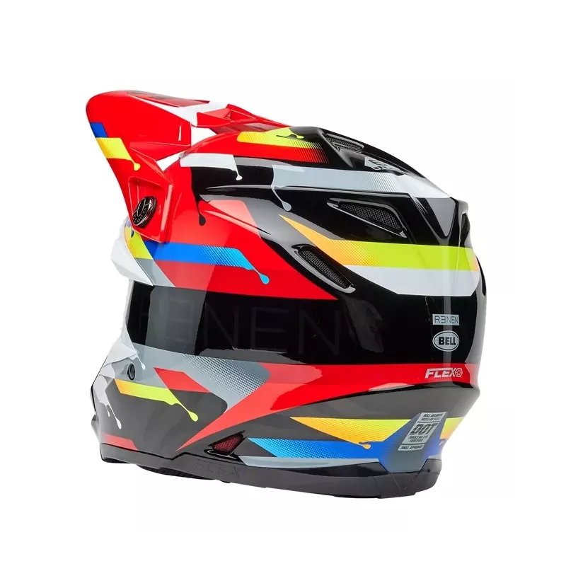 Casque BELL Moto-9S Flex - Renen Nova Gloss Black/Red Casque BELL Moto-9S Flex - Renen Nova Gloss Black/Red