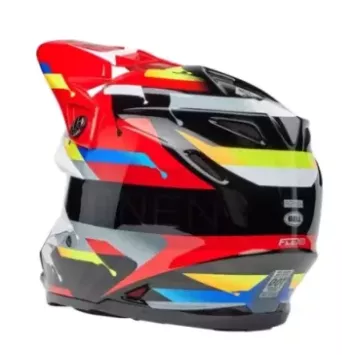 Casque BELL Moto-9S Flex - Renen Nova Gloss Black/Red