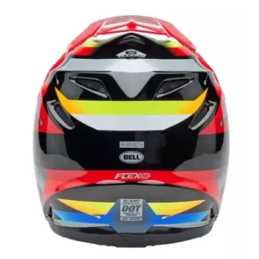 Casque BELL Moto-9S Flex - Renen Nova Gloss Black/Red