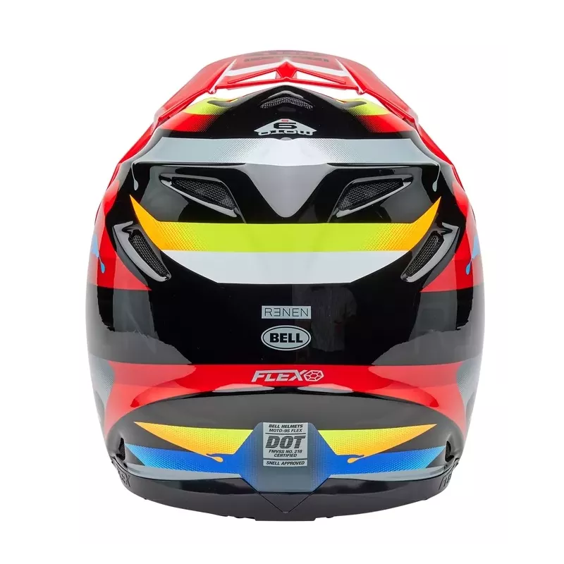 Casque BELL Moto-9S Flex - Renen Nova Gloss Black/Red Casque BELL Moto-9S Flex - Renen Nova Gloss Black/Red