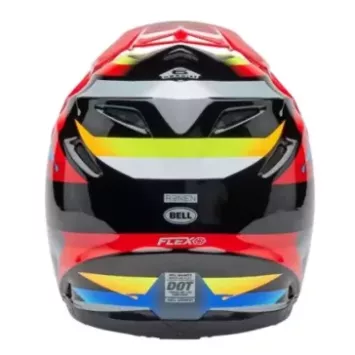 Casque BELL Moto-9S Flex - Renen Nova Gloss Black/Red