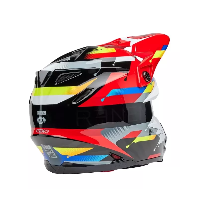 Casque BELL Moto-9S Flex - Renen Nova Gloss Black/Red Casque BELL Moto-9S Flex - Renen Nova Gloss Black/Red