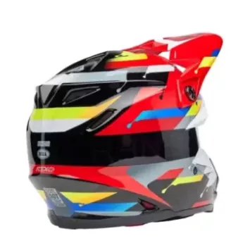 Casque BELL Moto-9S Flex - Renen Nova Gloss Black/Red