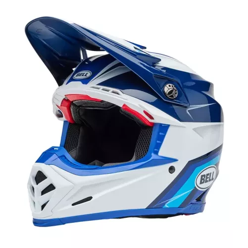 Casque BELL Moto-9S Flex - Merchant Gloss Bleu