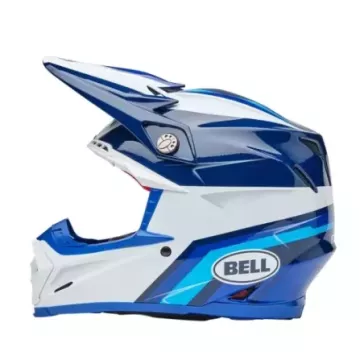Casque BELL Moto-9S Flex - Merchant Gloss Bleu