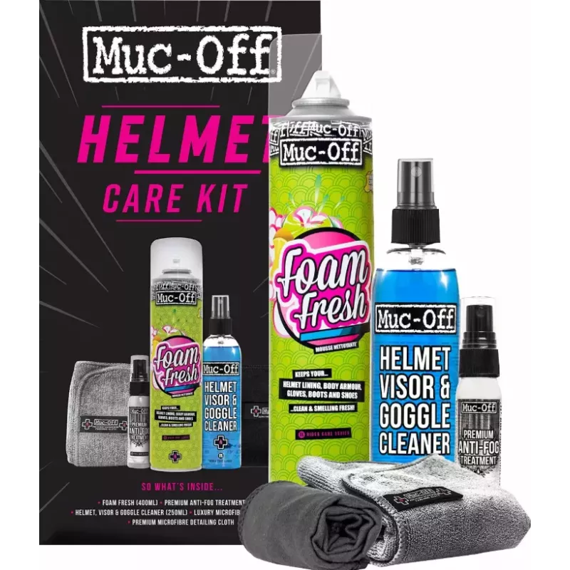KIT Spray nettoyant casque et écran MUC-OFF Helmet & Visor Cleaner