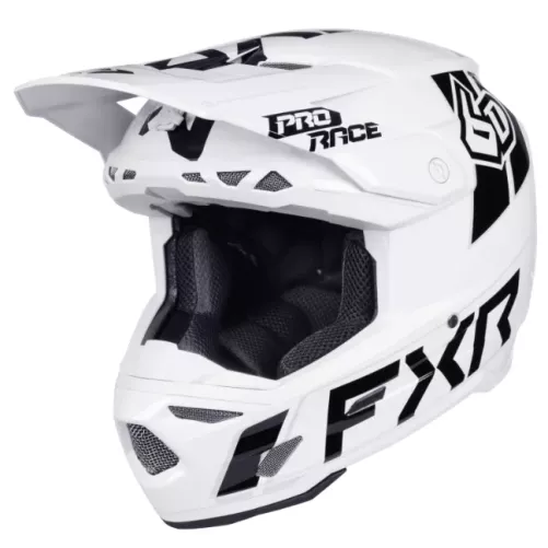 CASQUE FXR X 6D ATR-3 CHECKER BLANC