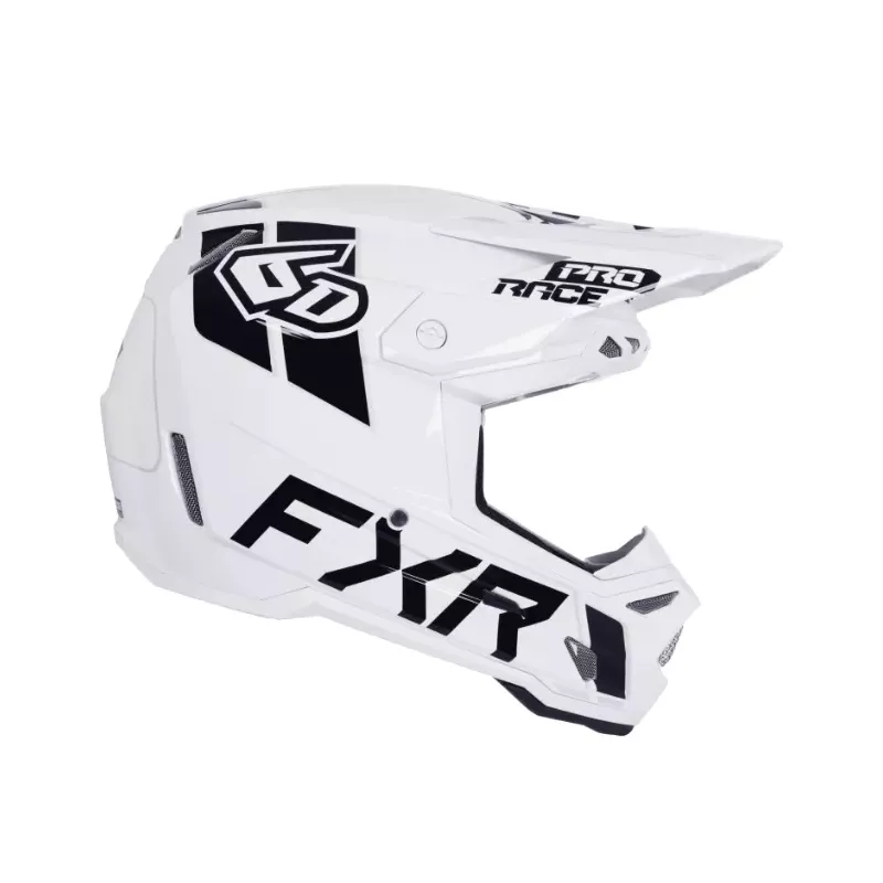 CASQUE FXR X 6D ATR-3 CHECKER BLANC