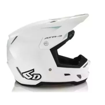 Casque 6D ATR-3 Solid Blanc Brillant
