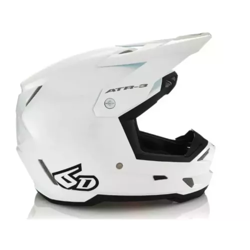 Casque 6D ATR-3 Solid Blanc Brillant
