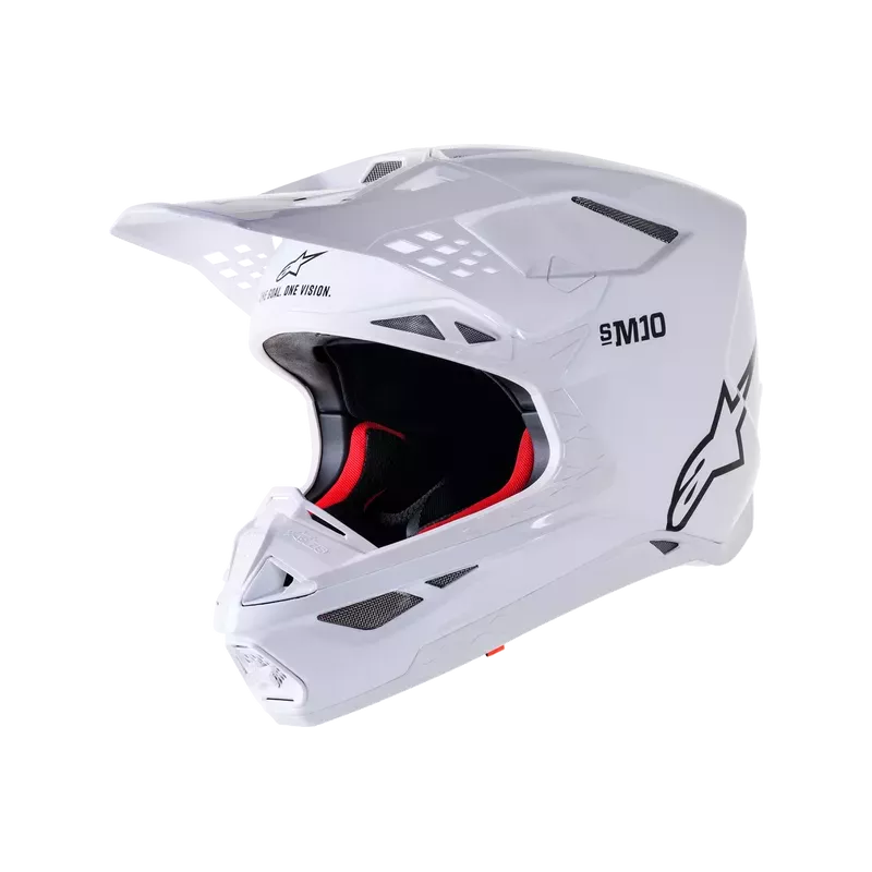 Casque ALPINESTARS S-M10 Solid blanc