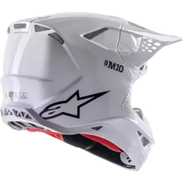 Casque ALPINESTARS S-M10 Solid blanc / Noir