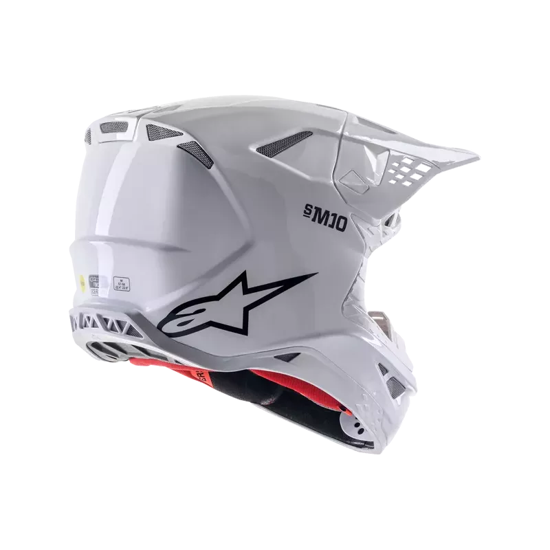 Casque ALPINESTARS S-M10 Solid blanc / Noir