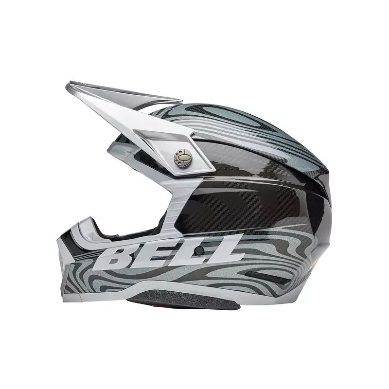 Casque BELL Moto-10 Spherical Mips - Cortex Argent/Gris 2025 Casque BELL Moto-10 Spherical Mips - Cortex Argent/Gris 2025