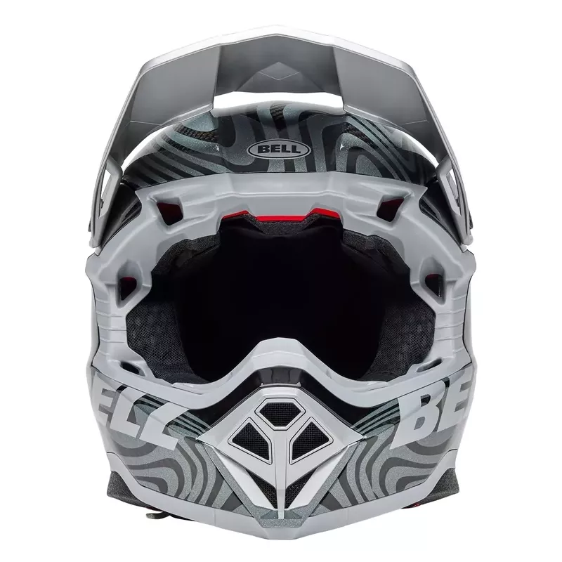 Casque BELL Moto-10 Spherical Mips - Cortex Argent/Gris 2025 Casque BELL Moto-10 Spherical Mips - Cortex Argent/Gris 2025