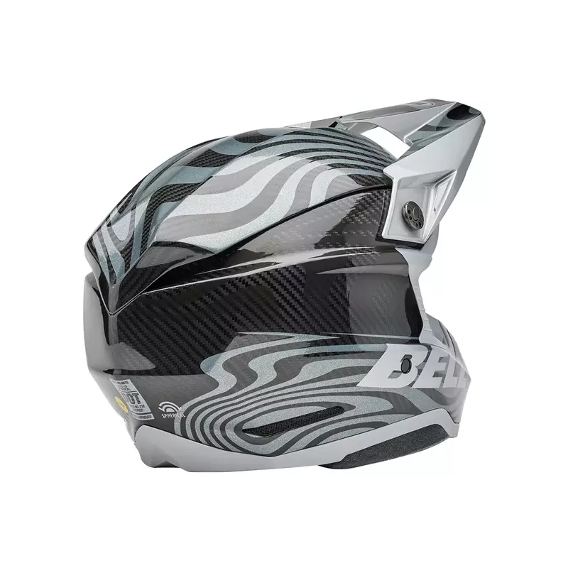 Casque BELL Moto-10 Spherical Mips - Cortex Argent/Gris 2025 Casque BELL Moto-10 Spherical Mips - Cortex Argent/Gris 2025