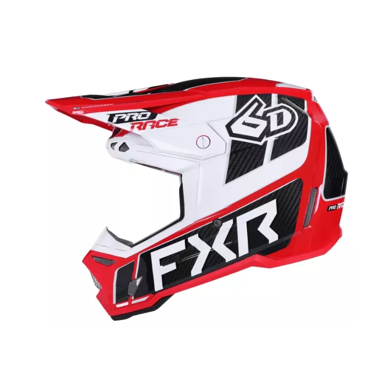 CASQUE FXR X 6D ATR-3 CARBONE Rouge Blanc Cayenne 775?