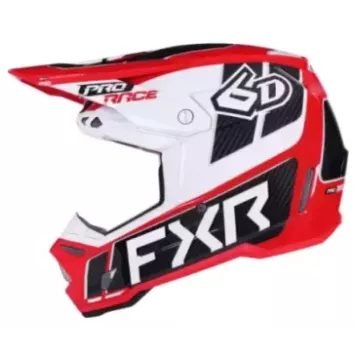 CASQUE FXR X 6D ATR-3 CARBONE Rouge Blanc Cayenne 775?