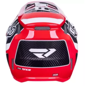 CASQUE FXR X 6D ATR-3 CARBONE Rouge Blanc Cayenne