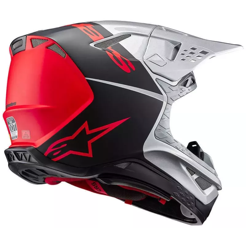 Casque Alpinestars S-M10 Flood Noir Gris Foncé Matt & Brillant Casque Alpinestars S-M10 Flood Noir Gris Foncé Matt & Brillant