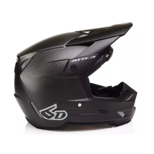 Casque 6D ATR-3 Solid Noir Matt Carbone