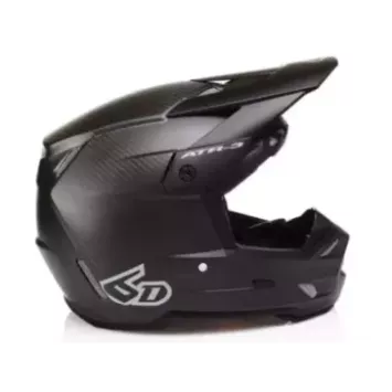 Casque 6D ATR-3 Solid Noir Matt Carbone
