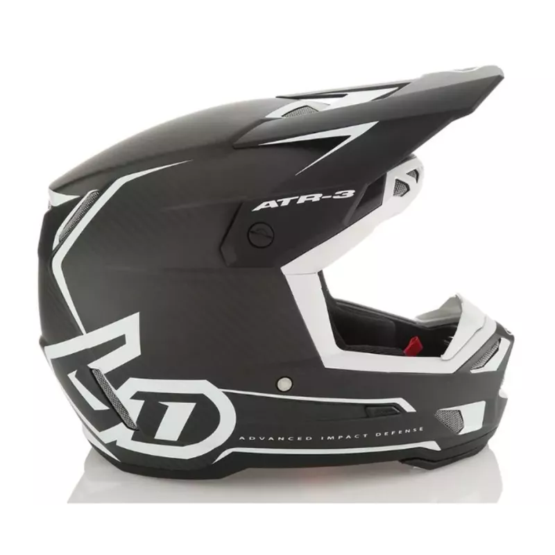 Casque 6D ATR-3 Nova Blanc Matt Carbone