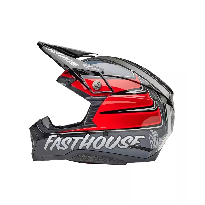 Casque BELL Moto 10 Spherical Mips Spherical Mips - Fasthouse DITD 2025 Noir/rouge