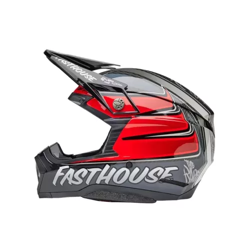 Casque BELL Moto 10 Spherical Mips Spherical Mips - Fasthouse DITD 2025 Noir/rouge