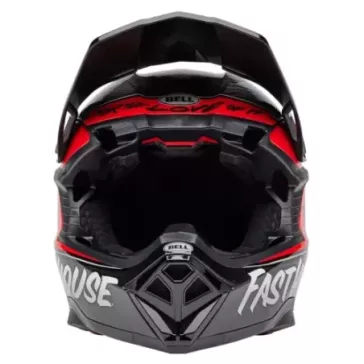 Casque BELL Moto 10 Spherical Mips Spherical Mips - Fasthouse DITD 2025 Noir/rouge