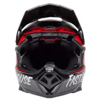 Casque BELL Moto 10 Spherical Mips Spherical Mips - Fasthouse DITD 2025 Noir/rouge