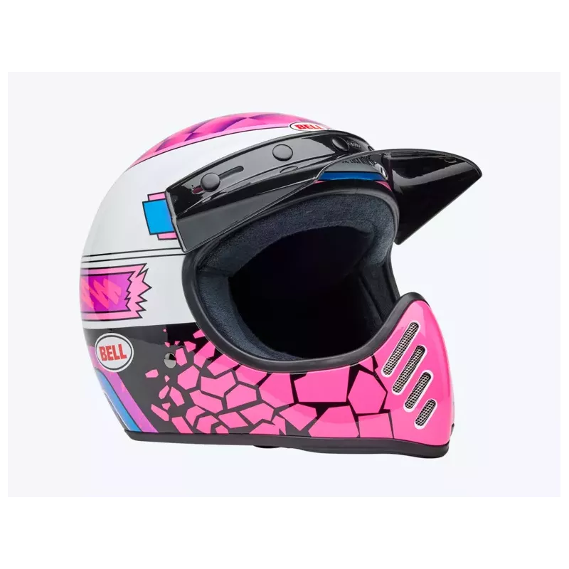 Casque BELL Moto-3 - Deathspray Gloss Pink Purple
