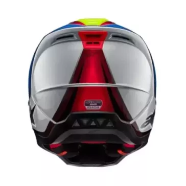 Casque Alpinestars S-M5 Sail Violet Noir Argent Brillant