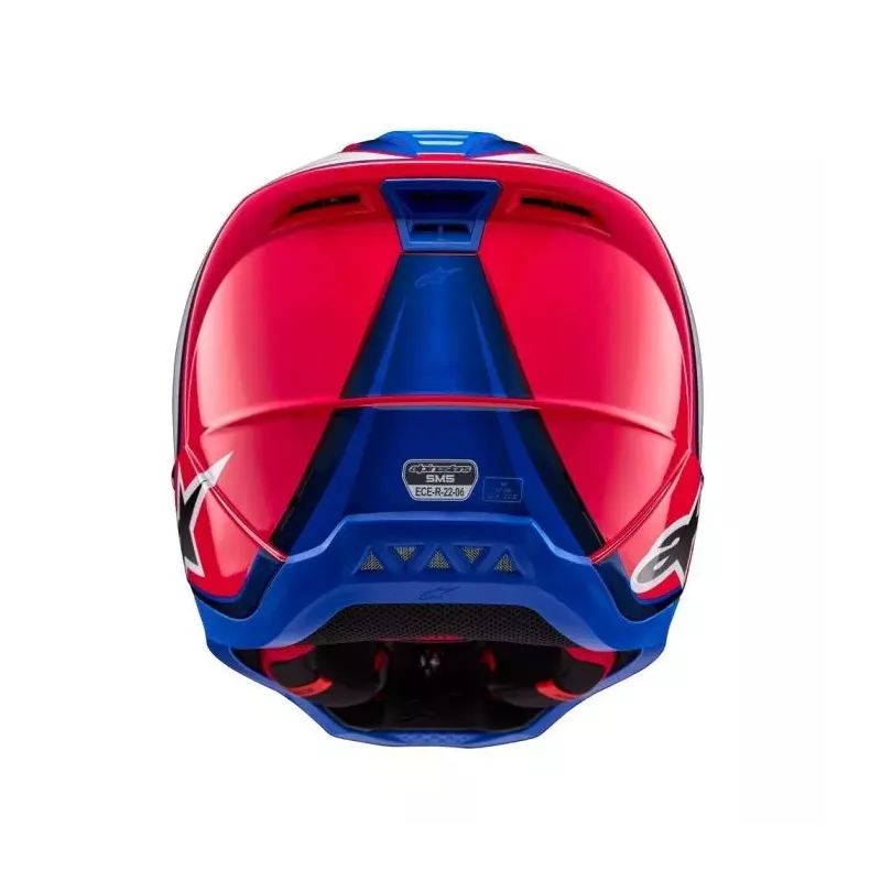 Casque Alpinestars S-M5 Sail Violet Noir Argent Brillant Casque Alpinestars S-M5 Sail Violet Noir Argent Brillant