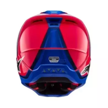 Casque Alpinestars S-M5 Sail Violet Noir Argent Brillant