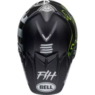 Casque BELL Moto-9S Flex - Fasthouse MC Core Matte Black/Yellow