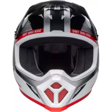 Casque BELL MX9 Mips Twitch DBK 24 Gloss blanc et noir