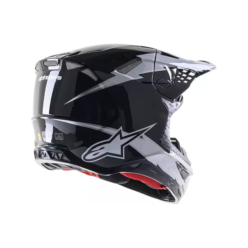 Casque ALPINESTARS S-M10 AMP noir blanc