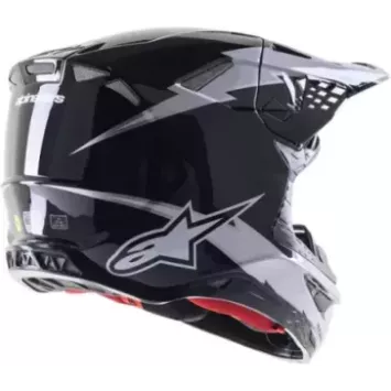 Casque ALPINESTARS S-M10 AMP noir blanc