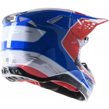 Casque ALPINESTARS S-M10 Aeon rouge bleu