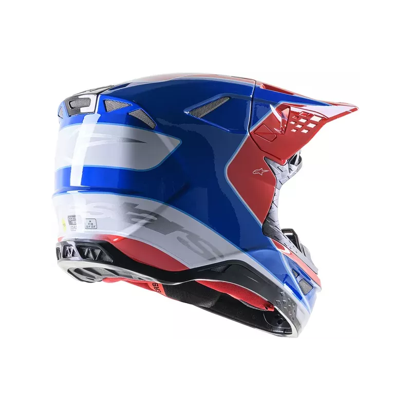 Casque ALPINESTARS S-M10 Aeon rouge bleu