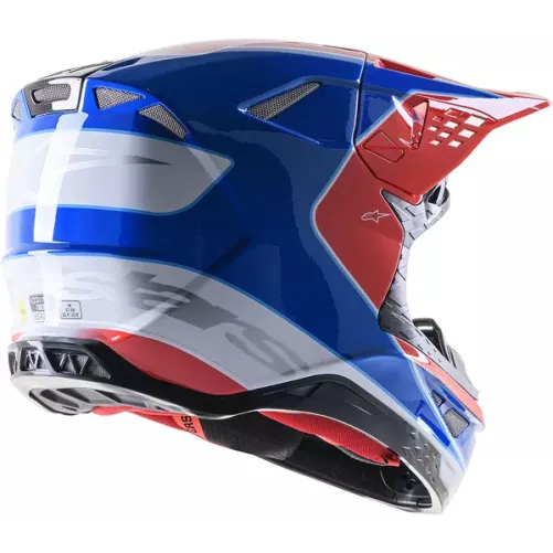 Casque ALPINESTARS S-M10 Aeon rouge bleu
