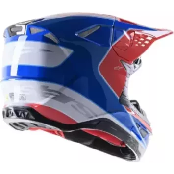 Casque ALPINESTARS S-M10 Aeon rouge bleu