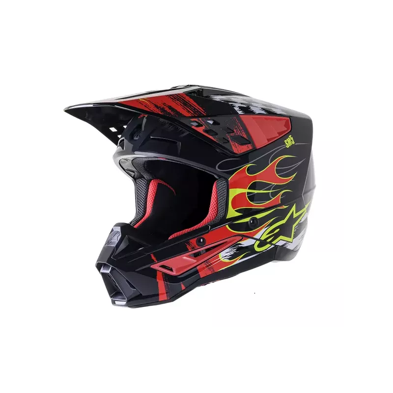 Casque ALPINESTARS S-M5 Rash rouge