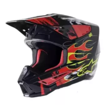 Casque ALPINESTARS S-M5 Rash rouge